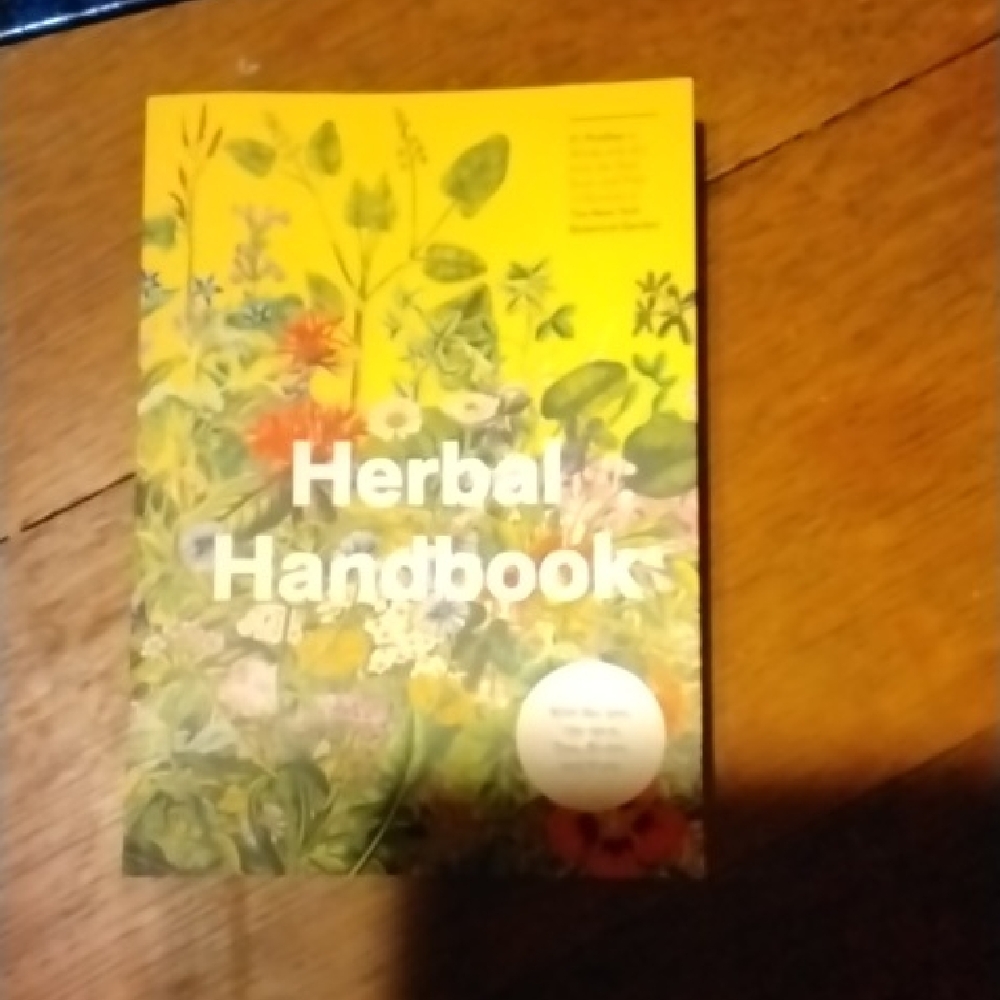 Herbal Handbook with Floral Cover